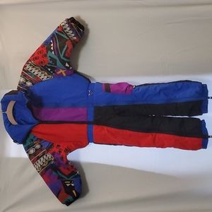 Kids Unisex Vintage Obermeyer Reversible Skisuit